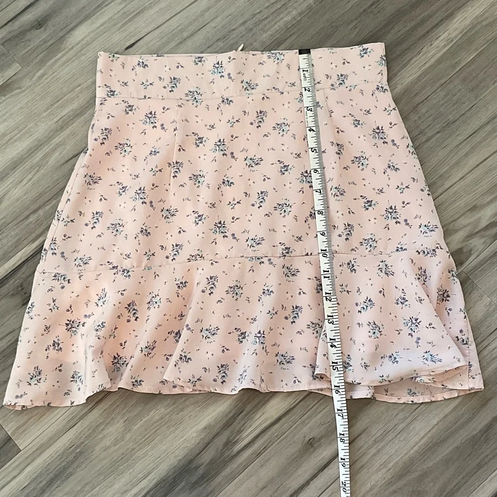 Altar'd State Floral A-Line Skirt in Pink Size Small - Picture 5 of 9